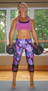 Day 12 Phase 1 - Standing Raised Calves Pic 1 - 24 Day Challenge - Do Life Fit With Elaina